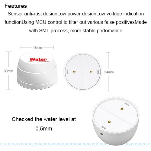 DY-SQ100B Water Leakage Detector with Two Sensors, DY-SQ100B DY-SQ100B Water Leakage Detector with Two Sensors, DY-SQ100B